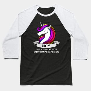 Unicorn Mom Baseball T-Shirt